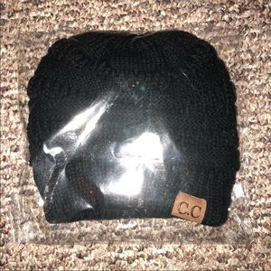 Original CC messy bun beanie